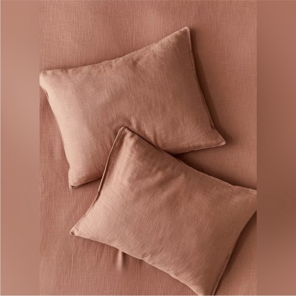 Urban Outfitters Home Cozy Slub Sham Set of 2 in Cedar New - Picture 2 of 6
